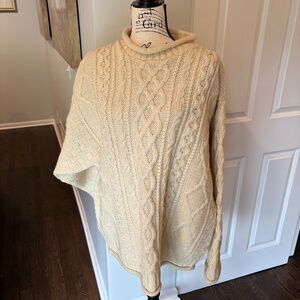 Never worn vintage Celtic Country wool cable knit sweater